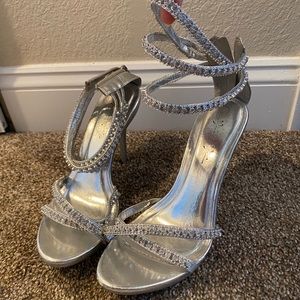 Silver heels